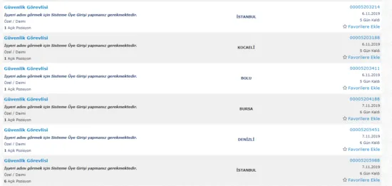 KPSS şartsız İŞKUR sınavsız en az ilköğretim güvenlik görevlisi ilanları! İşte İŞKUR başvuru şartları ve detaylar-4