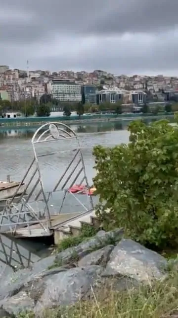 Haliç’te mide bulandıran görüntü! Dev sıçanlar cirit atıyor-5