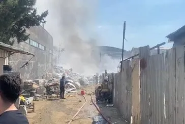 İstanbul Tuzla’da geri dönüşüm tesisinde yangın!