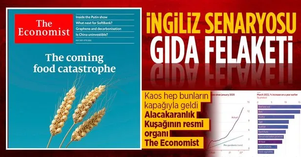 The Economist kıyamet senaryosu çizdi! Kaos hep bunların kapağıyla geldi: Yaklaşan gıda felaketi