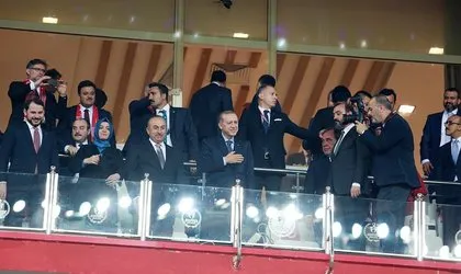 Cumhurbaşkanı Erdoğan, Antalya Stadı’nda