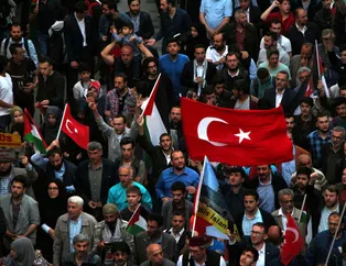 Beyoğlu'nda "Kudüs" protestosu