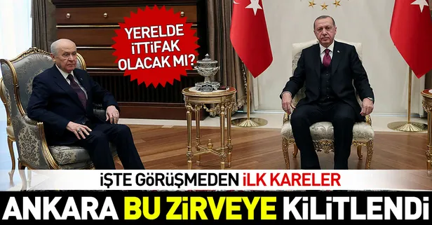 Son dakika: Başkan Erdoğan-Bahçeli arasında kritik görüşme! Gündem yerel seçimlerde ittifak