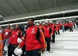 G.Saray Arena’ya ayak bastı