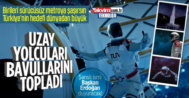 Son dakika: Türkiye’nin uzay yolculuğu başlıyor! Gidecek isimleri Başkan Erdoğan duyuracak