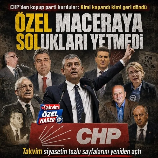 CHP’den kopup parti kurdular: Kimi kapandı kimi geri döndü