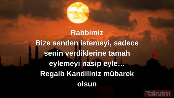 Regaip Kandili resimli mesajlar 2025 | Dualı, hadisli, anlamlı, en yeni ve kısa hayırlı kandiller sözleri - 10