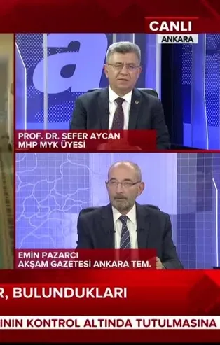 MHP MYK Üyesi Prof. Dr. Sefer Aycan A Haber canlı yayınında açıkladı: Barolar siyaset yapıyor