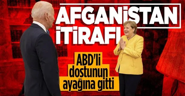 Merkel’den Afganistan itirafı