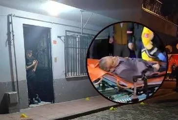 Evinin önünde kurşun yağmuruna tutuldu