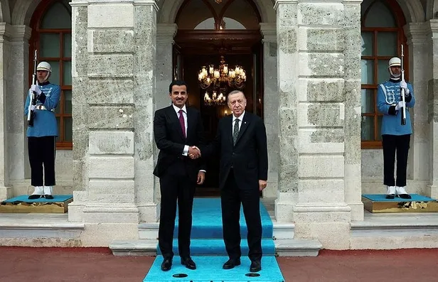 Başkan Erdoğan Katar Emiri Al Sani'yi kabul etti! Türkiye ile Katar arasında imzalar atıldı-9