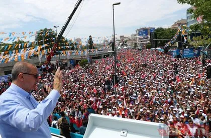 İstanbul’da Recep Tayyip Erdoğan coşkusu! Bir günde 7 miting