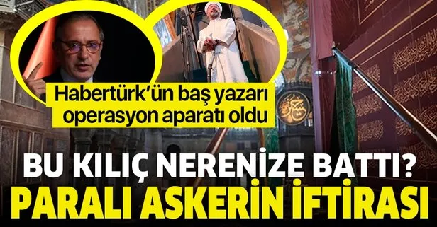 Habertürk’ün baş yazarı Fatih Altaylı’nın Prof. Dr. Ali Erbaş’a attığı iftira karşılıksız kalmadı