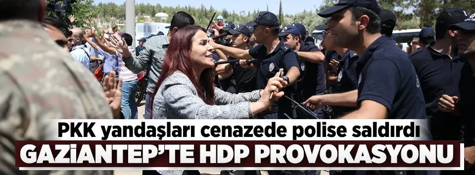 Gaziantep’te HDP provokasyonu