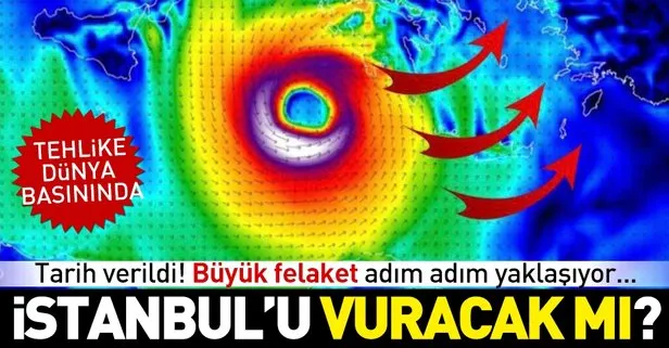 Tropik fırtına adım adım Türkiye’ye yaklaşıyor! Tropik fırtına İstanbul’u vuracak mı?