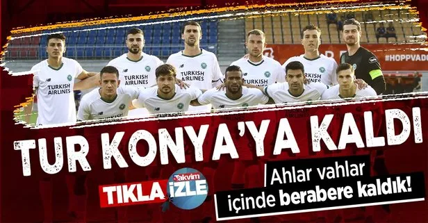ÖZET | Konyaspor Vaduz ile berabere kaldı!