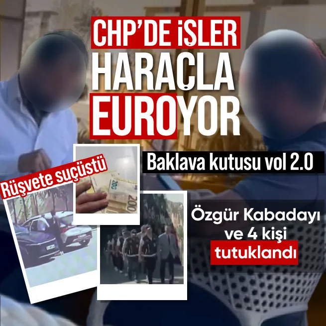Cumhuriyet Haraç Partisi! Manavgattan sonra Şile Belediyesinde de rüşvete suçüstü | Özgür Kabadayı ve 4 kişi tutuklandı