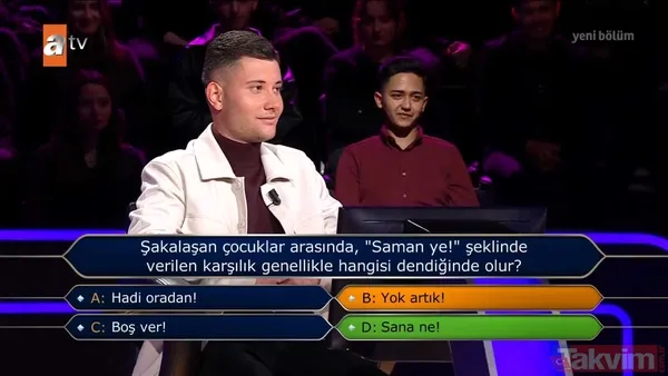 Kim Milyoner Olmak İster’de o soru yarışmacıyı yaktı! Oktay Kaynarca yarışmacıyı türküyle uğurladı! - 12