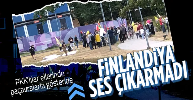Finlandiya 'Türkiye ile fikir birliğine vardık' dedi! PKK yandaşları gösteri yaptı