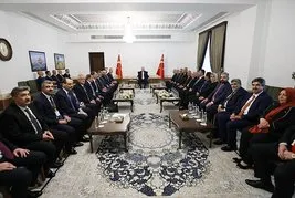 Başkan Erdoğan, Irak Türkmen toplumu ve Sünni toplumu temsilcilerini kabul etti