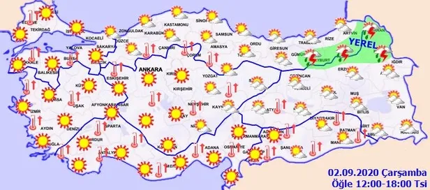 HAVA DURUMU | Meteorolojiden sıcak hava uyarısı: O saatlerde dışarı çıkmayın | 2 Eylül İstanbul'da hava nasıl olacak?-3