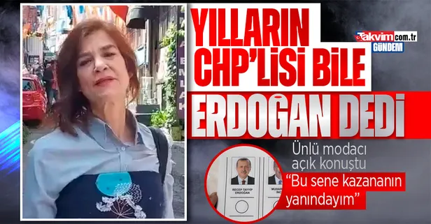 Ünlü modacı Zeynep Tunuslu'dan Başkan Erdoğan'a destek: 60 yaşına kadar CHP'ye oy verdim hep umudum kırıldı