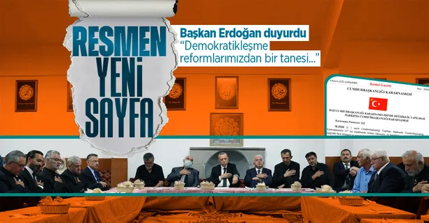 Başkan Erdoğan'dan 'Alevi-Bektaşi Kültür ve Cemevi Başkanlığı' mesajı!
