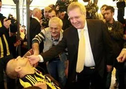 Aziz Yıldırım’ın inanılmaz sevinci