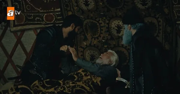 Kuruluş Osman 37. bölümde geceye damga vuran sahne! Osman Bey Ertuğrul Bey’den helallik aldı-4