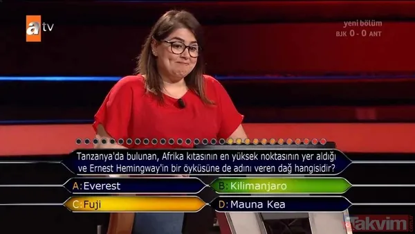 Kim Milyoner Olmak İster'de 125 bin TL'lik zor matematik sorusu: Hangisi bir narsistik sayı değildir? - 20