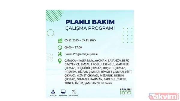 İstanbul'da yaşayanlar dikkat: Evinizde bir süre olmayacak! İlçe ilçe saat açıklandı - 13