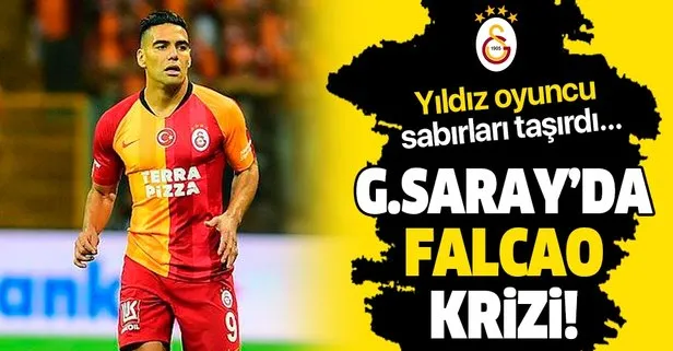 Galatasaray’da Falcao krizi! Kolombiyalı yıldız sabırları taşırdı
