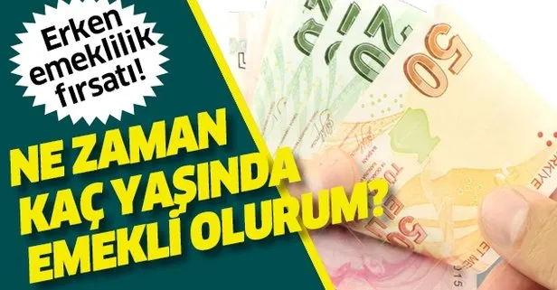 Ne zaman emekli olurum? İşte erken emekli olma şartları