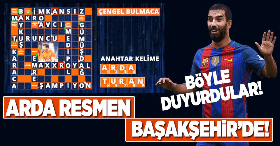 Arda Turan resmen Başakşehirde!