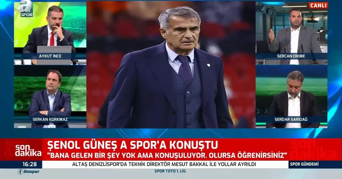 Şenol Güneş’ten flaş Beşiktaş açıklaması!