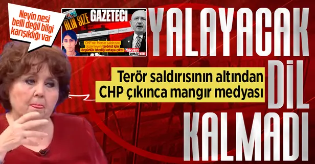 Terör saldırısının altından CHP'nin çıktığını gören mangır medyası gerçeği görmezden geldi! Halk TV'den Ayşenur Arslan: "Bilgi karışıklığı var"