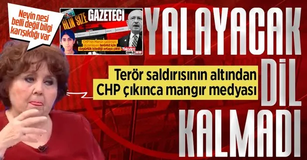 Terör saldırısının altından CHP’nin çıktığını gören mangır medyası gerçeği görmezden geldi! Halk TV’den Ayşenur Arslan: Bilgi karışıklığı var