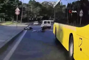 Eyüpsultan’da aynı yerde iki İETT kazası | VİDEO