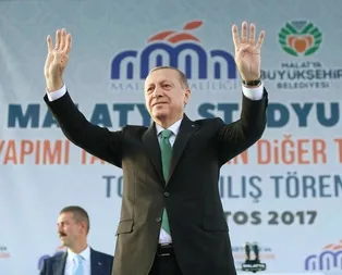Cumhurbaşkanı Erdoğan: Bu bir dünya rekoru