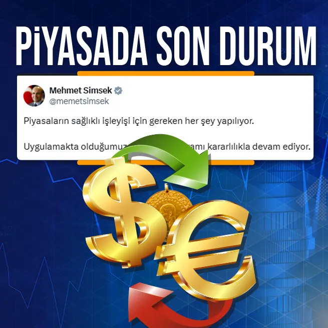 Altın, dolar, euro... Hazine ve Maliye Bakanı Mehmet Şimşekten açıklama geldi