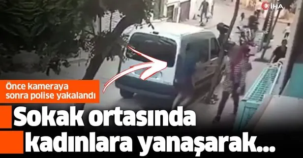 İstanbul’da kapkaççı önce kameraya ardından polise yakalandı