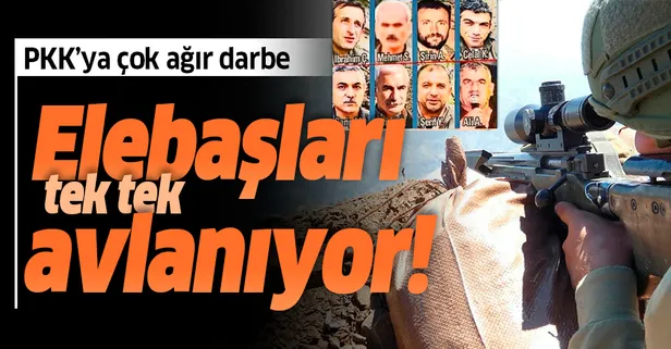 PKK'nın tepe yöneticilerine büyük darbe! Elebaşları tek tek avlanıyor