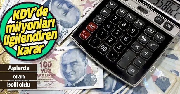 SON DAKİKA: Koronavirüs aşılarında KDV oranı yüzde 1 olarak belirlendi