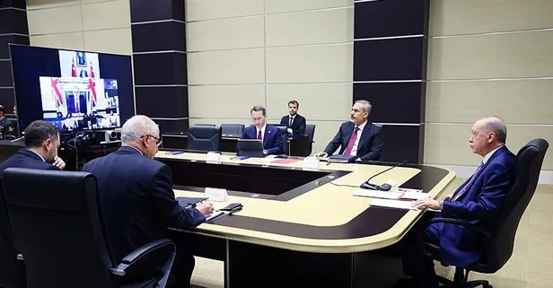 Başkan Erdoğan "Çevrimiçi Liderler Toplantısı"na katıldı