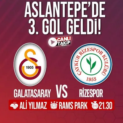 Galatasaray - Rizespor | CANLI