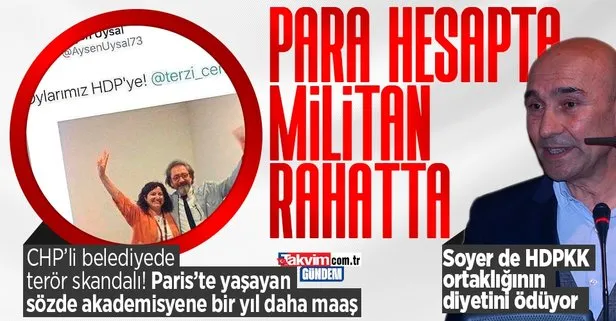 CHP’li İzmir Büyükşehir Belediyesi’nde terör skandalı: İzmirliler Paris’te yaşayan HDPKK destekçisi Ayşen Uysal’a 1 yıl daha maaş ödeyecek