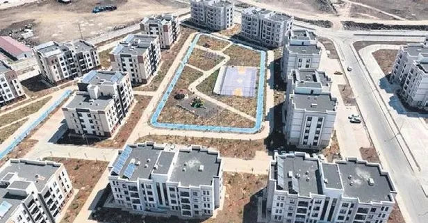 Depremzedeye yeni konut