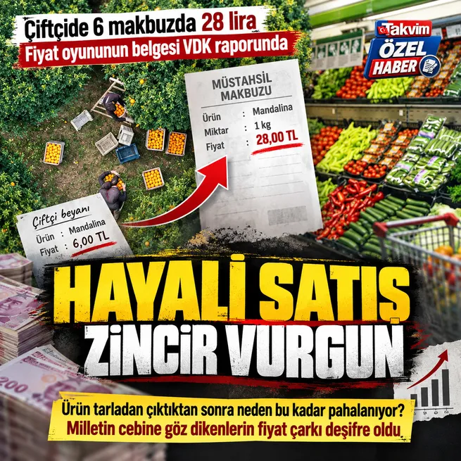 Tarladan markete fiyat oyununun belgesi VDK raporunda! Limondan sarımsağa tonaj da büyüdü, kâğıt üzeri maliyet arttı