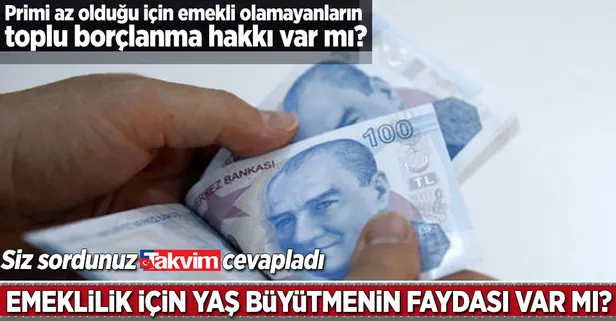 Emeklilik için yaş büyütmenin faydası yok