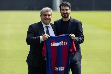 Barcelona yeni transferi İlkay Gündoğan’ı tanıttı